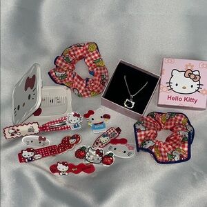 Hello Kitty Red and Pink Accessory Collection/ Hello kitty bundle